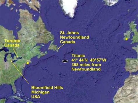 How MAP Works: Where Did the Titanic Sink Map